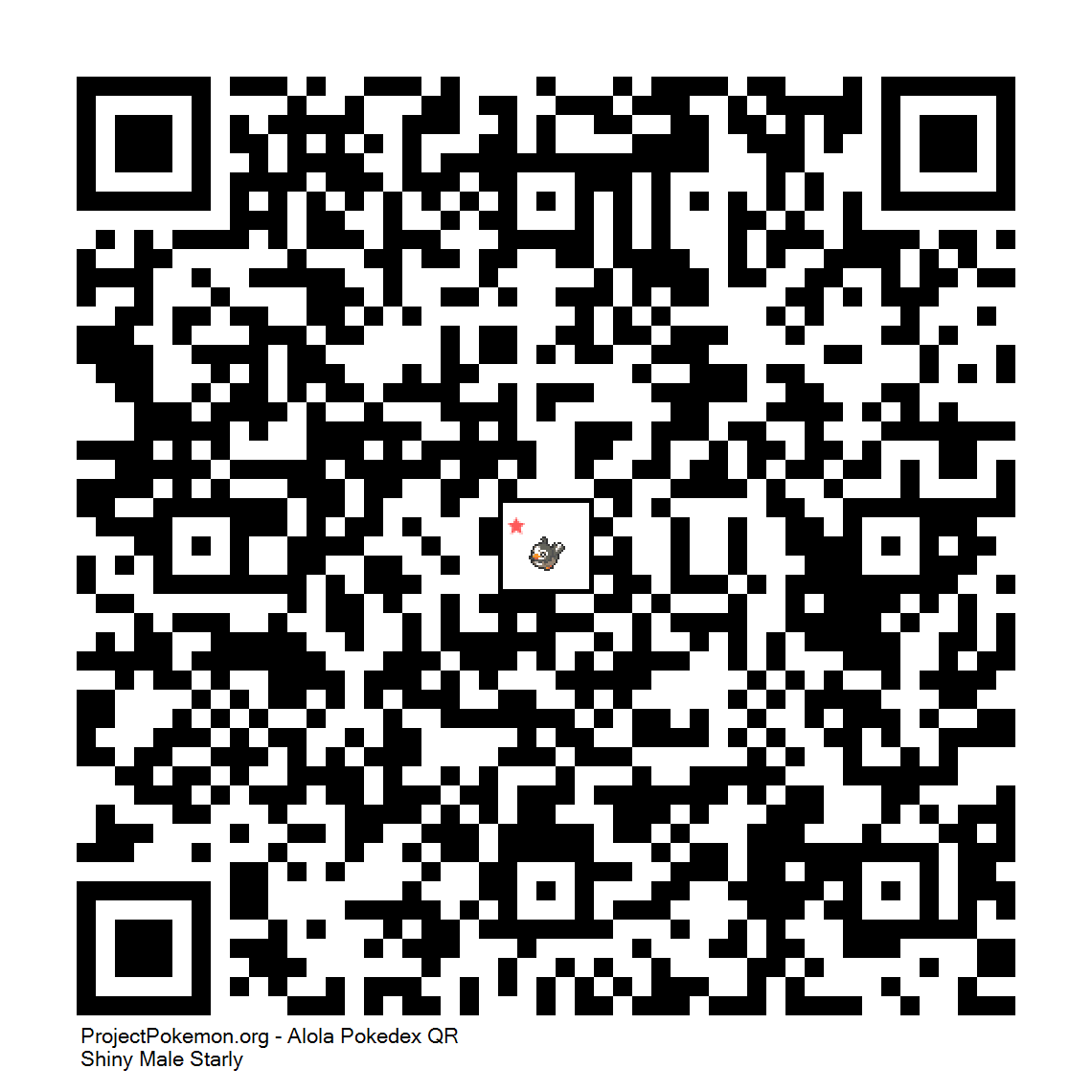Cdigo QR de Starly variocolor